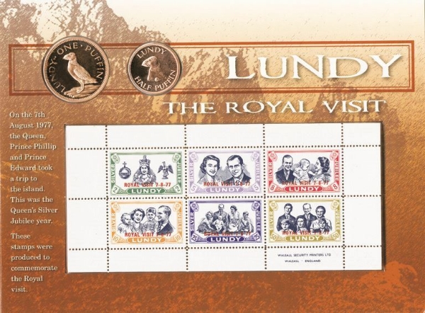 Picture of Elizabeth II, Jubilee Lundy Set 1977