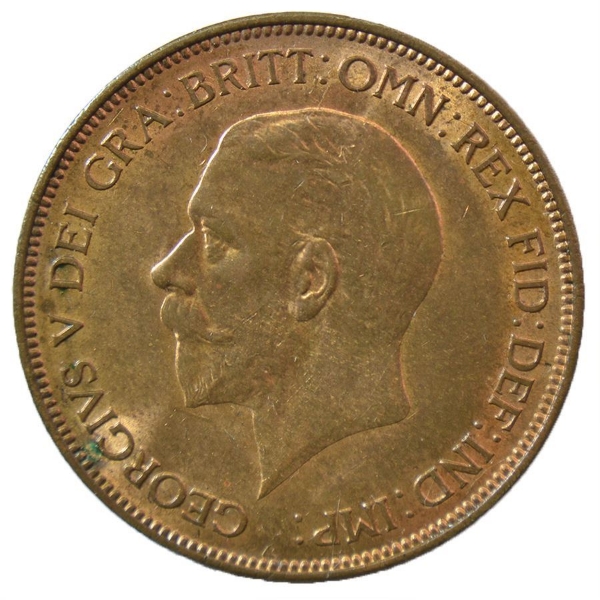 Picture of 1936, King George V, Penny, Uncirculated-Brilliant UNC