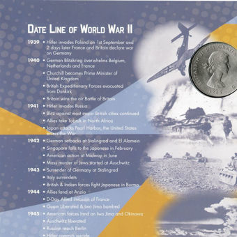 World War II (1939-1945) Remembered - Coins, Stamps and Banknote Set_inside_cover