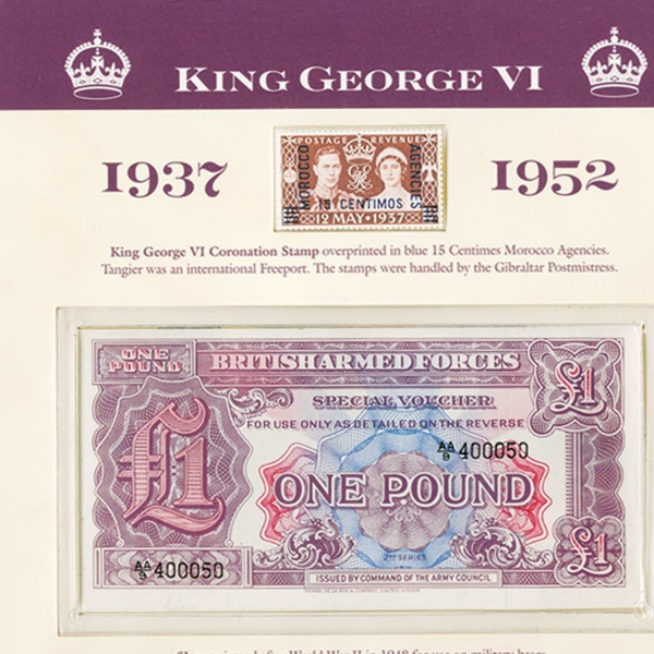 Picture of George VI Coin & Note Set