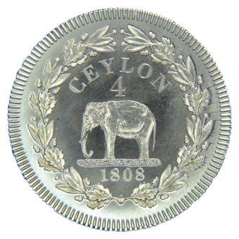 Picture of Ceylon, George III Retro Patina Crown, 1808