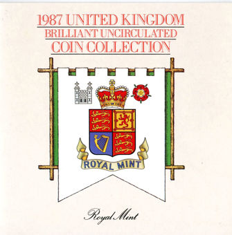 Picture of Elizabeth II, Royal Mint 1987 Set Brilliant Unc