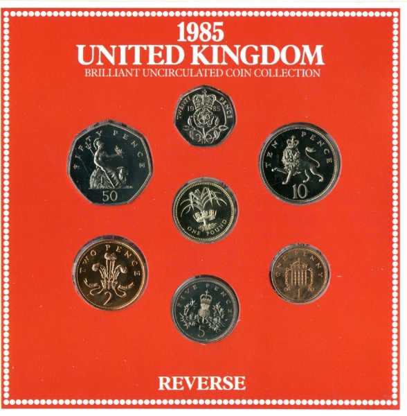 Picture of Elizabeth II, Royal Mint Brilliant Uncirculated Set, 1985