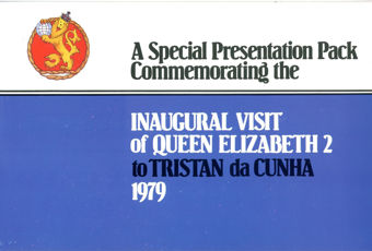 Picture of Queen Elizabeth II Ship  Visit To Tristan Da Cunha FDC 7 Head Pack