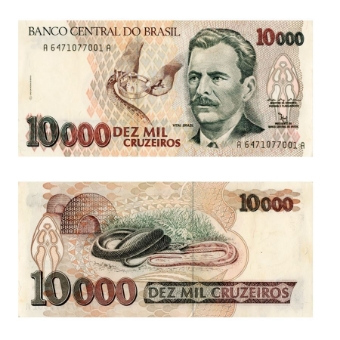Picture of Brazil, 10,000 Cruzeiros (P233)