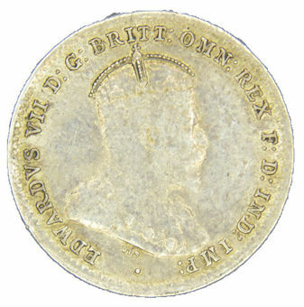 Picture of Australia, Edward VII, threepence 1910, Very Fine