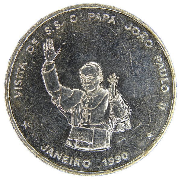 Picture of Cape Verde, 100 Escudos (Pope's Visit Commemorative) 1990 Unc