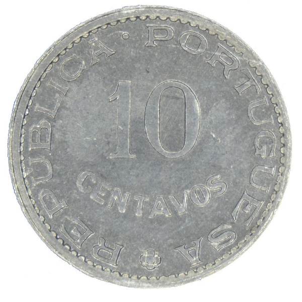 Picture of Portuguese Guinea, rare 10 Centavos, 1973