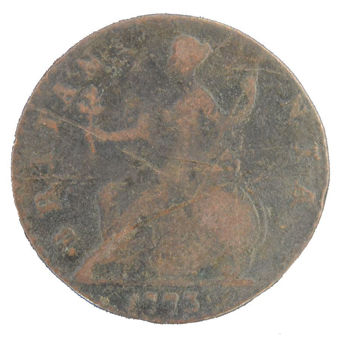 Picture of United States of America, USA 18th Century Counterfeit Halfpenny
