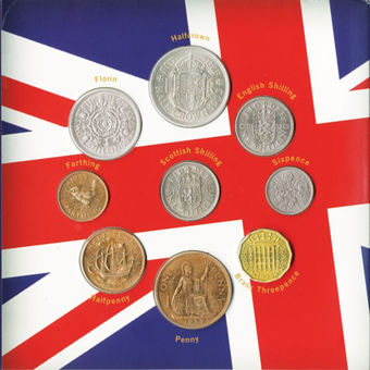 Picture of 1953 Coronation Mint Set in presentation folder