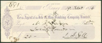 Picture of Agent of the Isle of Man Banking Co.Ltd., Ramsey, 187(4)