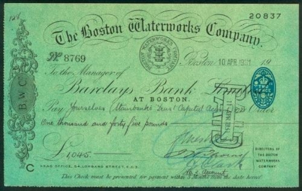 Picture of District Bank Ltd., Macclesfield, 19(52). Unissued