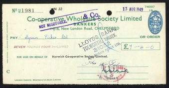 Picture of Co-operative Wholesale Society Ltd., 14/16 New London Road, Chelsford, 19(49)