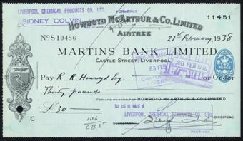Picture of Martins Bank Ltd., Castle Street, Liverpool, 19(37)