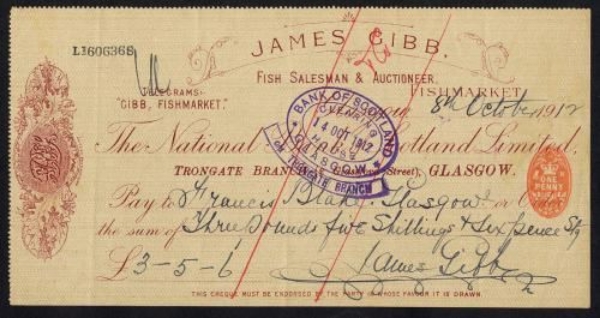 Picture of National Bank of Scotland, Trongate Branch, Glasgow, 19(12)