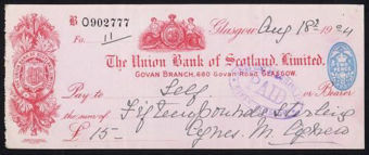 Picture of Union Bank of Scotland Ltd., Glasgow, Govan Branch, 19(24)