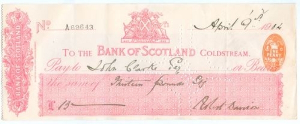 Picture of Bank of Scotland, Coldstream, 19(12)