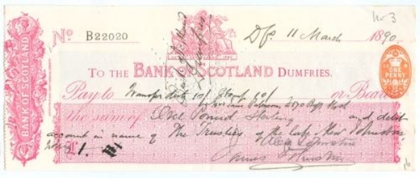 Picture of Bank of Scotland, Dumfries, 18(90)