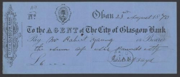 Picture of Agent of the City of Glasgow, Oban, 18(71)