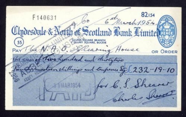 Picture of Clydesdale & North of Scotland Bank Ltd., Buckie, 19(54)