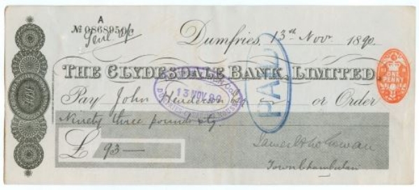 Picture of Clydesdale Bank Ltd., Dumfries, 18(90)