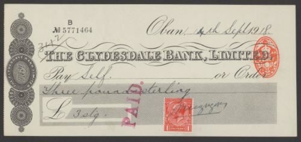 Picture of Clydesdale Bank, Ltd., Oban, 19(18)