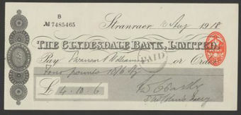 Picture of Clydesdale Bank, Ltd., Stranraer, 19(18)