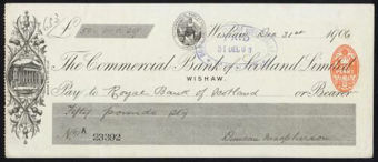 Picture of Commercial Bank of Scotland Ltd., Wishaw, 190(6)