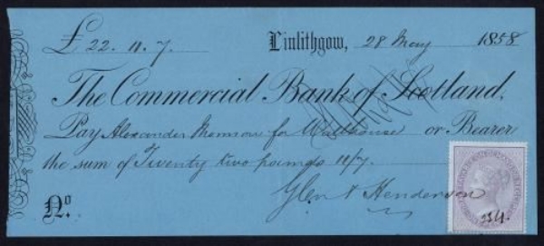 Picture of Commercial Bank of Scotland, Linlithgow, 18(58)