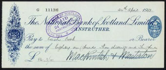 Picture of National Bank of Scotland Ltd., Anstruther, 19(33)