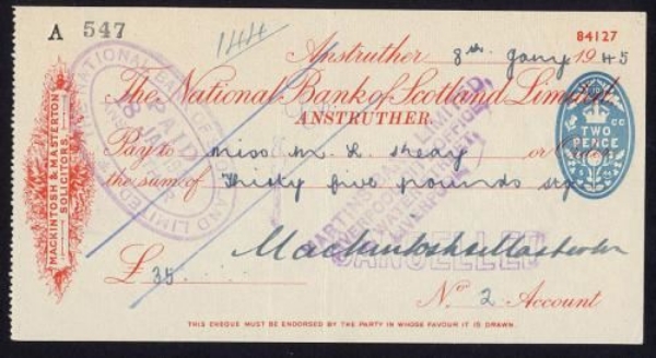 Picture of National Bank of Scotland Ltd., Anstruther, 19(44