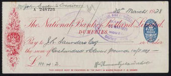 Picture of National Bank of Scotland Ltd., Dumfries, 19(28)