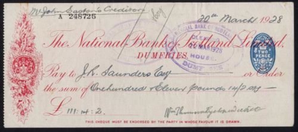 Picture of National Bank of Scotland Ltd., Dumfries, 19(28)
