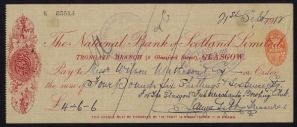Picture of National Bank of Scotland Ltd., Glasgow, Trongate Branch, 19(12)