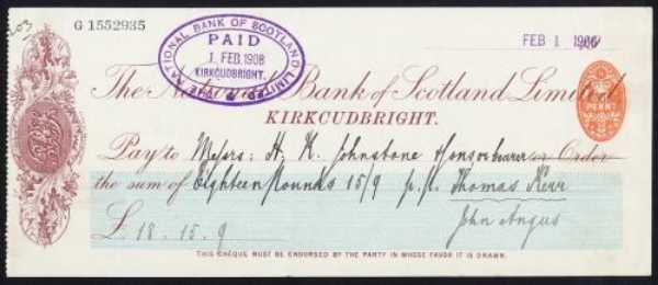 Picture of National Bank of Scotland Ltd., Kirkcudbright, 19(06)