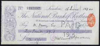 Picture of National Bank of Scotland Ltd., London, 18(91)