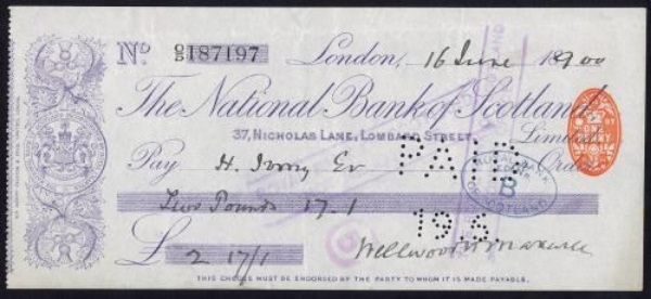 Picture of National Bank of Scotland Ltd., London, 18(91)
