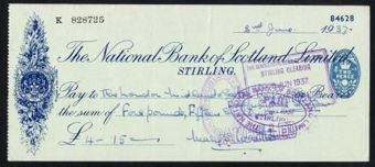 Picture of National Bank of Scotland Ltd., Stirling, 19(37)