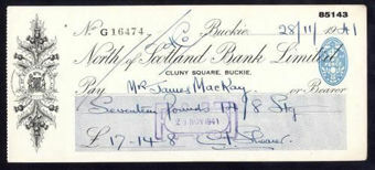 Picture of North of Scotland Bank Ltd., Cluny Square, Buckie, 19(39)
