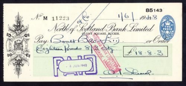 Picture of North of Scotland Bank Ltd., Cluny Square, Buckie, 19(48)