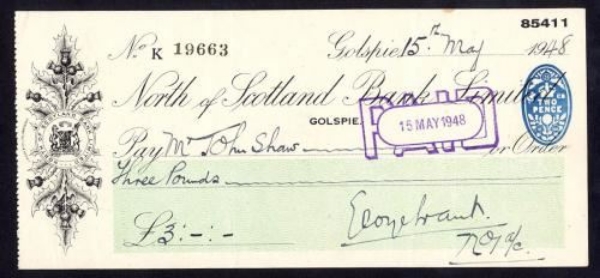 Picture of North of Scotland Bank Ltd., Golspie, 19(48)