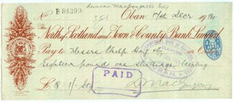 Picture of  North of Scotland and Town & County Bank Ltd. , Oban, 19(24)
