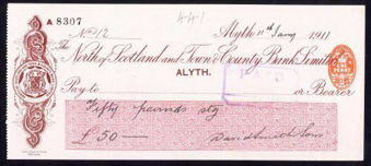 Picture of North of Scotland and Town & County Bank Ltd., Alyth, 19(11)
