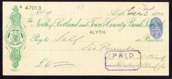 Picture of North of Scotland and Town & County Bank Ltd., Alyth, 19(21)