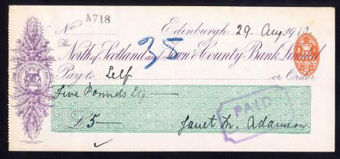 Picture of North of Scotland and Town & County Bank Ltd., Edinburgh, 19(10)