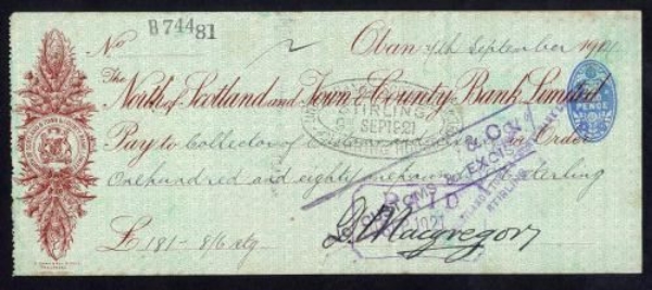 Picture of North of Scotland and Town & County Bank Ltd., Oban, 191(21)