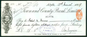 Picture of Town & County Bank Ltd., Alyth, 189(9)