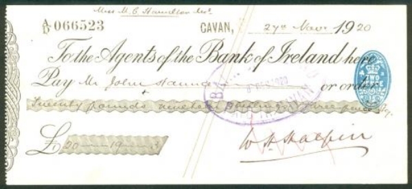 Picture of Agents of the Bank of Ireland, Cavan, 19(20)
