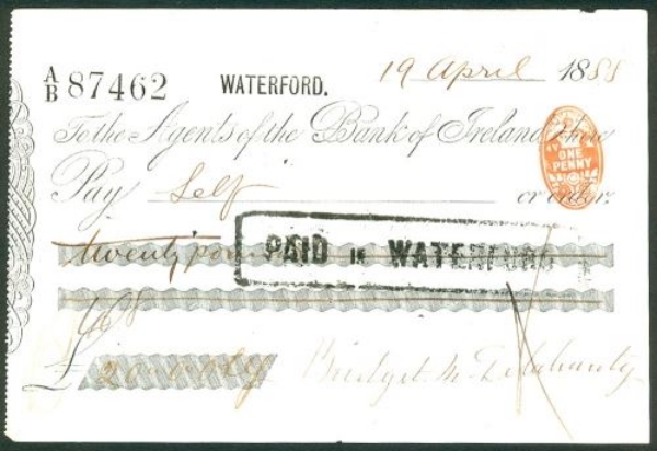 Picture of Agents of the Bank of Ireland, Waterford, 18(88)