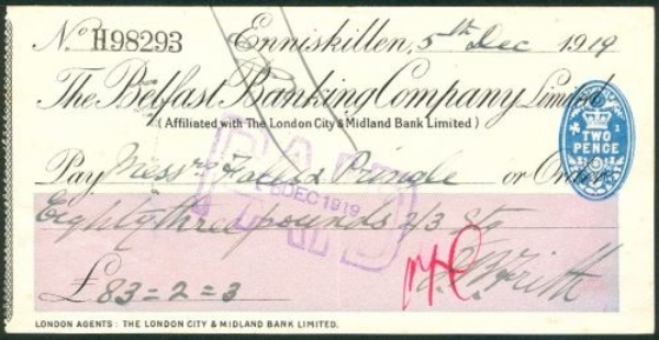Picture of Belfast Banking Co. Ltd., Enniskillen, 19(19)